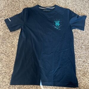 BMW Dark Blue Tee with Turquoise Graphic